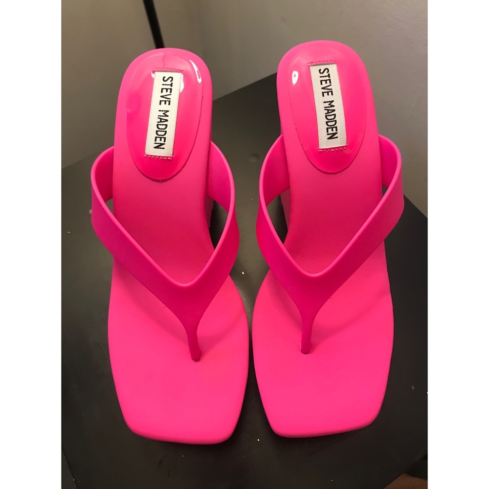 Steve Madden wedge heels.